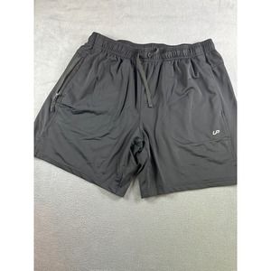 Unipro Shorts Women Large Black Athletic Runing Athleisure Work‎ Pockets